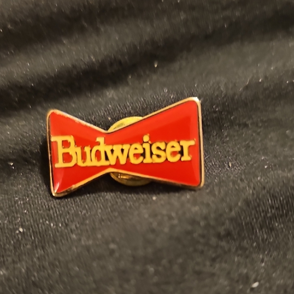 Budweiser Red and Gold Pin